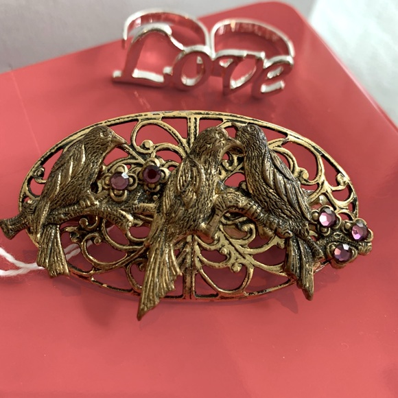 Jewelry mix-earrings, pendant, ring, hair clip all for one price! - Picture 3 of 4